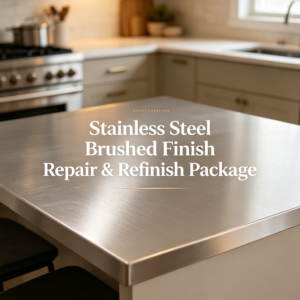 Stainless Steel Brushed Finish Repair & Refinish Package