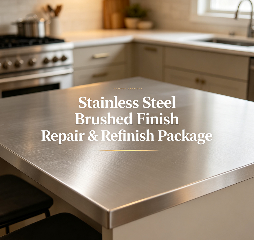 Stainless Steel Brushed Finish Repair & Refinish Package