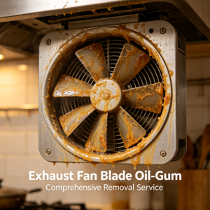Exhaust Fan Blade Oil-Gum Comprehensive Removal Service