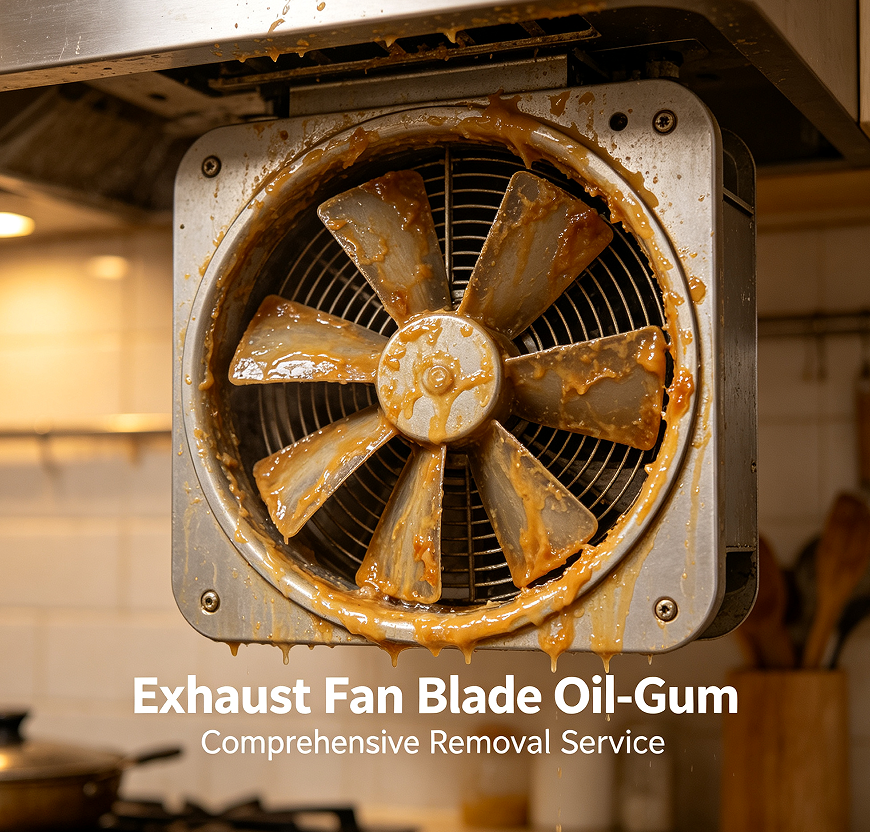 Exhaust Fan Blade Oil-Gum Comprehensive Removal Service