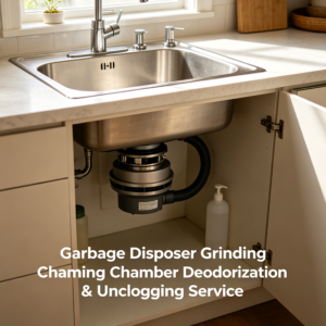 Garbage Disposer Grinding Chamber Deodorization & Unclogging Service