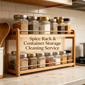 Spice Rack & Container Storage Cleaning Service