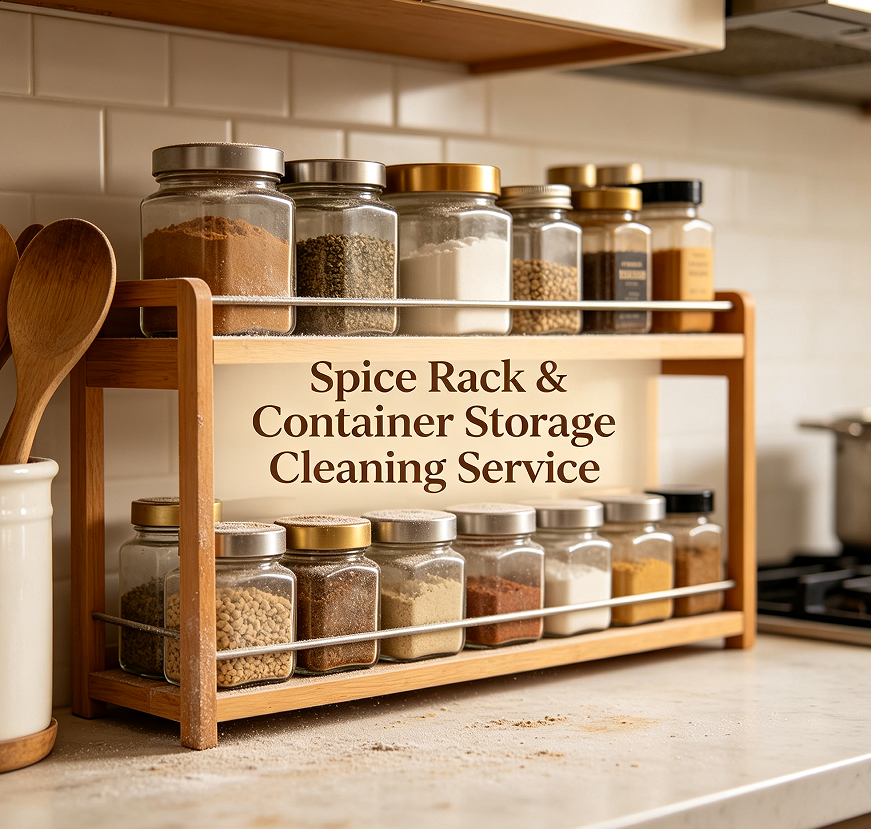 Spice Rack & Container Storage Cleaning Service