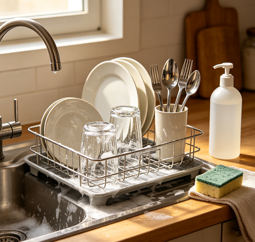 Drain Rack & Dishware Limescale Removal & Care Plan - Image 2