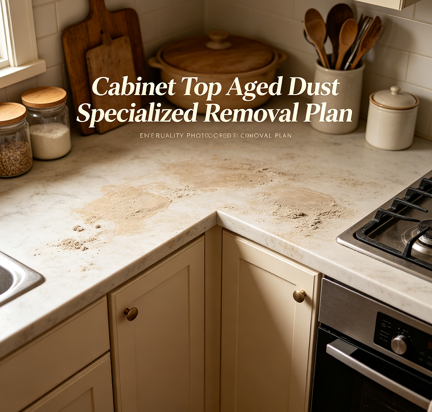 Cabinet Top Aged Dust Specialized Removal Plan