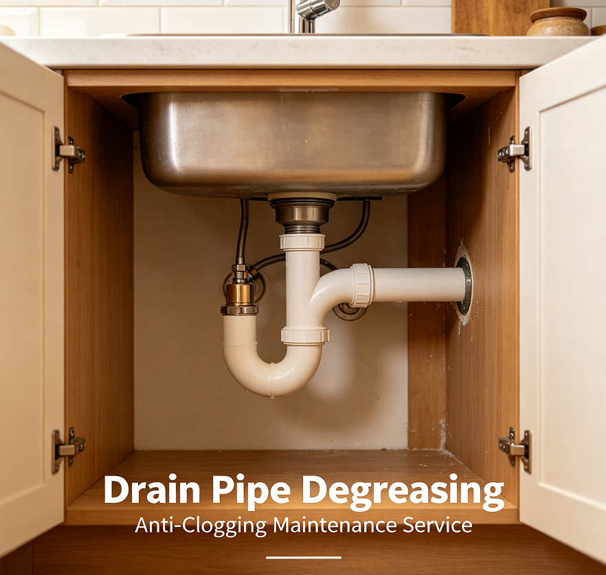 Drain Pipe Degreasing Anti-Clogging Maintenance Service