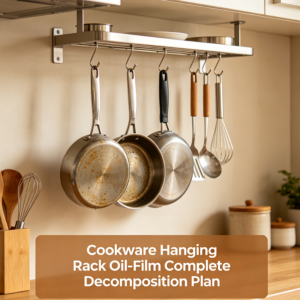 Cookware Hanging Rack Oil-Film Complete Decomposition Plan