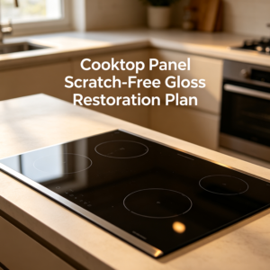 Cooktop Panel Scratch-Free Gloss Restoration Plan