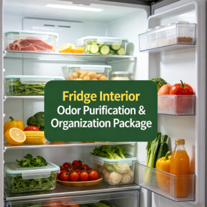 Fridge Interior Odor Purification & Organization Package