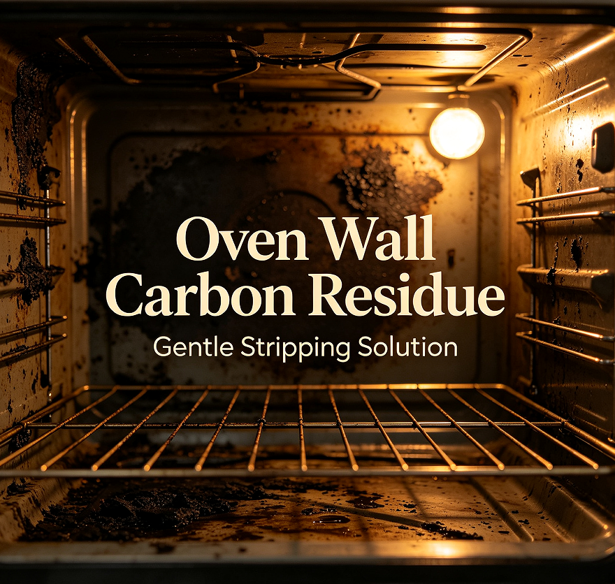 Oven Wall Carbon Residue Gentle Stripping Solution